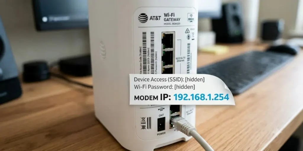 Default AT&T Router IP Address