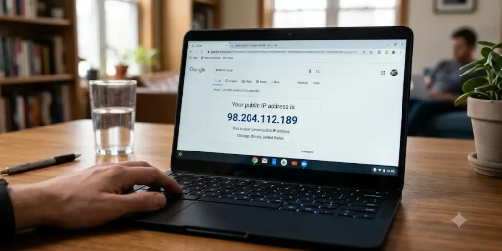 External IP Address on a Chromebook