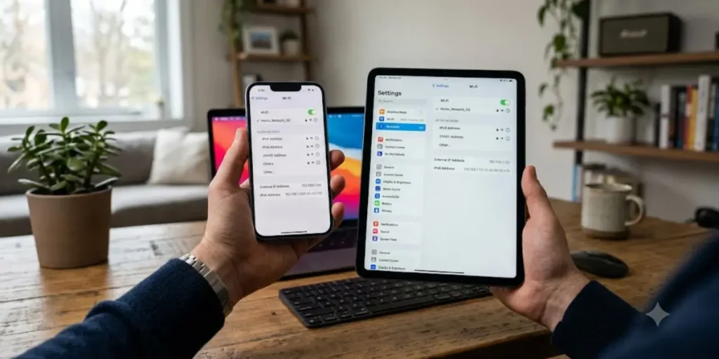 External IP Address on an iPhone or iPad