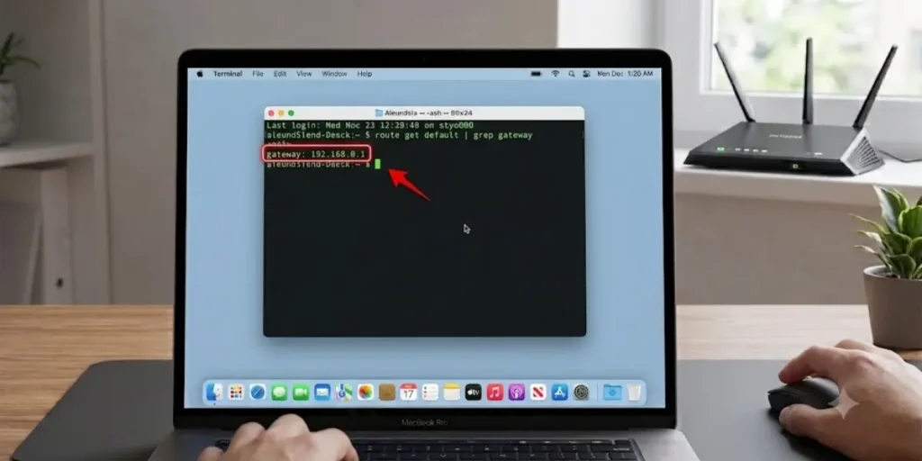 Find Router IP Address Using Mac Terminal