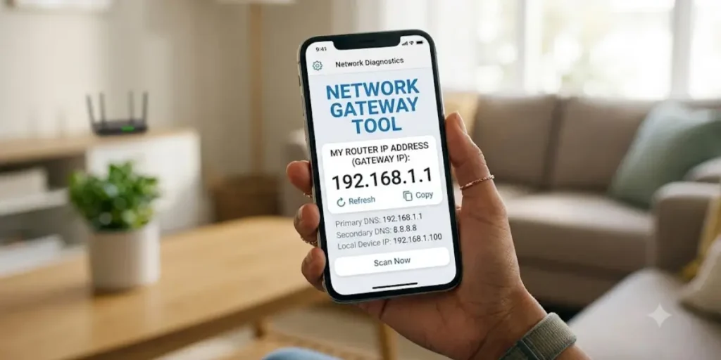 My Router IP Address on My Phone