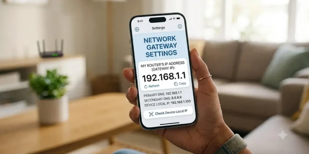 My Router's IP Address On IPhone