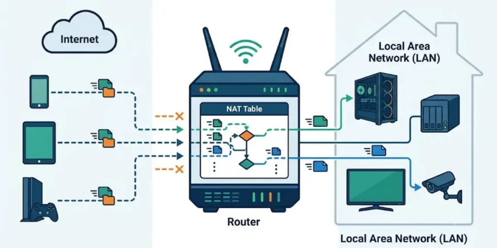 Port Forwarding in a Router