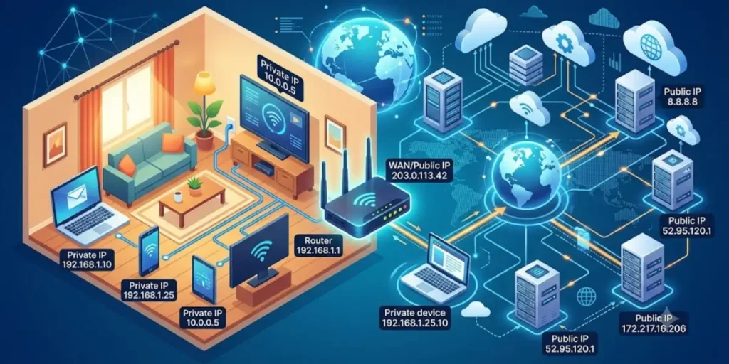Private IP Address vs Public IP Address