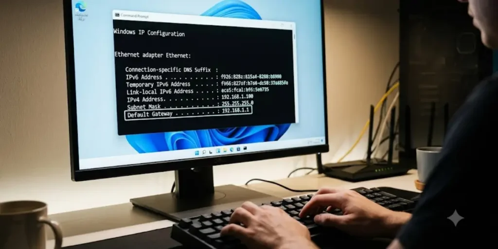 Router IP Address on Windows