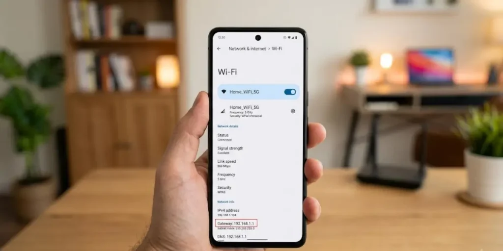Find the Router IP on Android