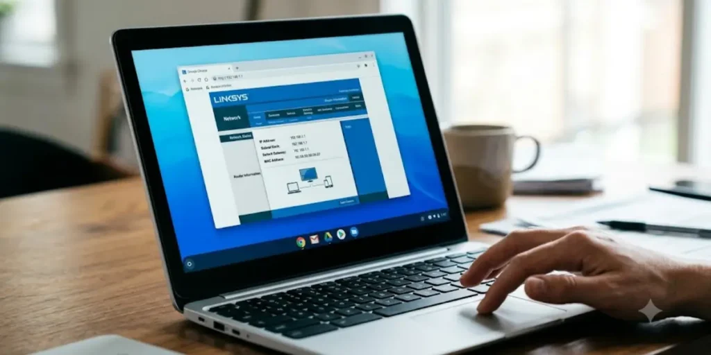 Linksys Router IP Address on ChromeOS