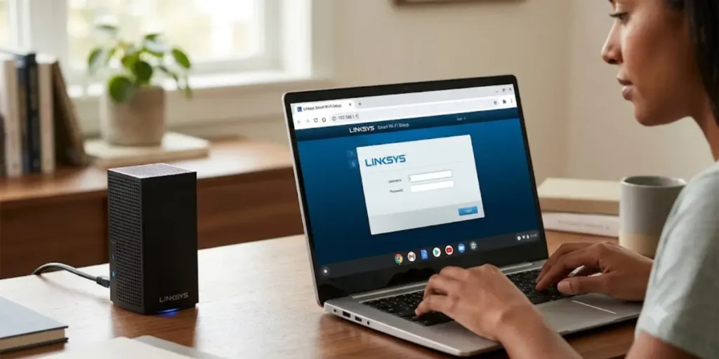 Linksys Router IP Address on ChromeOS