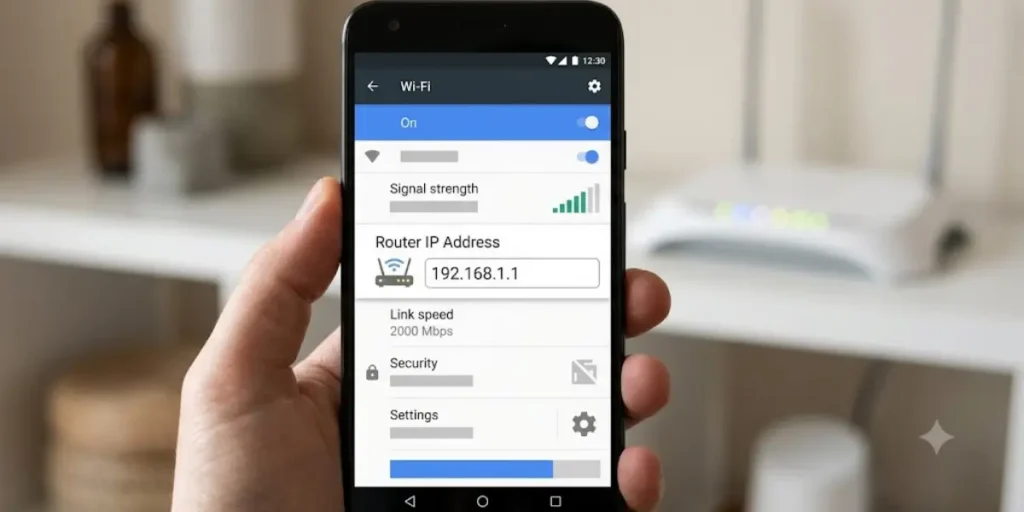 Router IP Address on Android