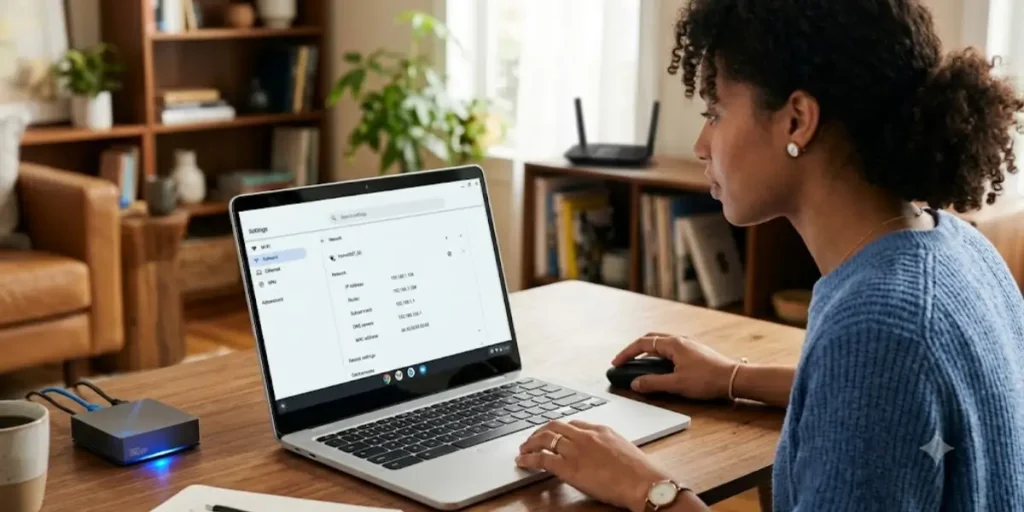 Router IP Address on ChromeOS