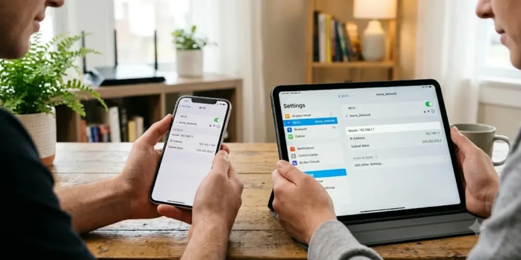 Router IP Address on iPhone and iPad