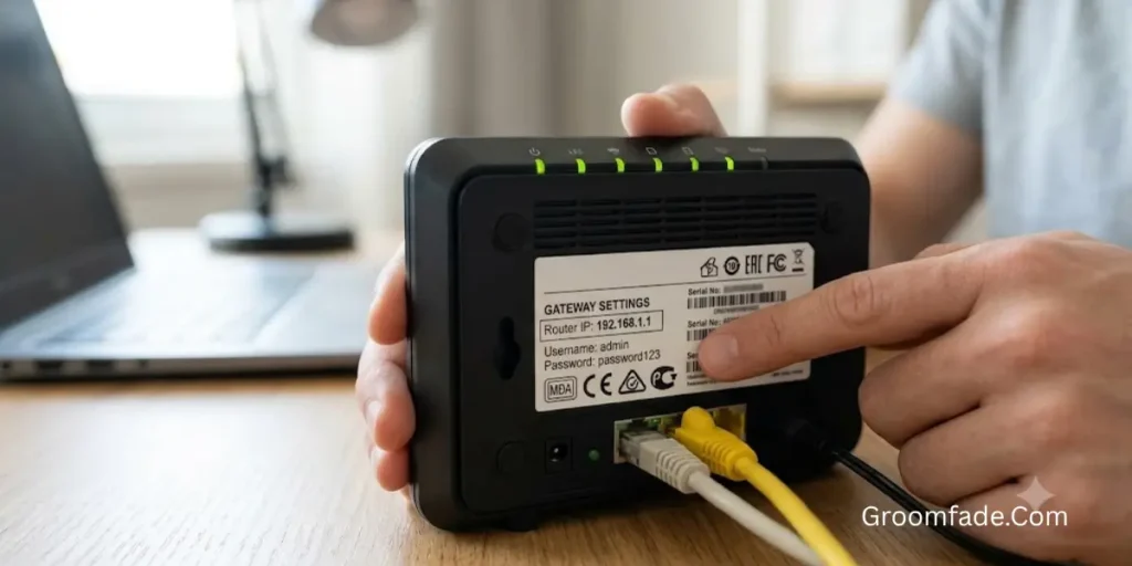 Router IP from the Gateway Label