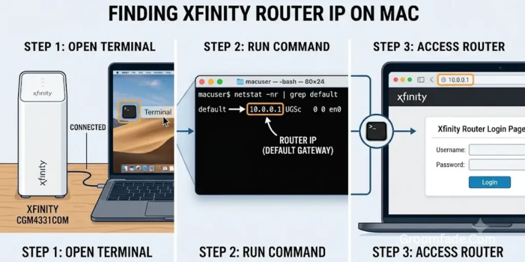 Xfinity Router IP on Mac