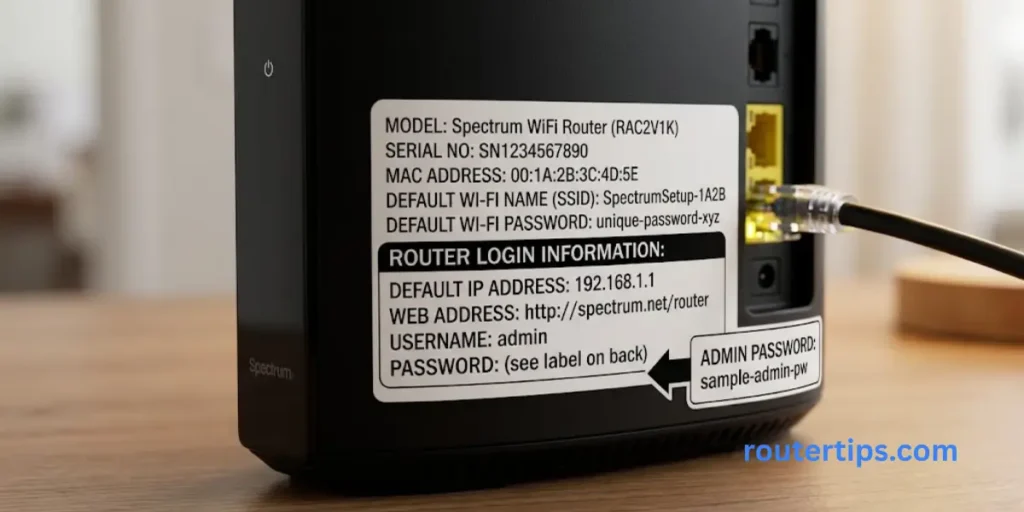 Spectrum Router IP Address