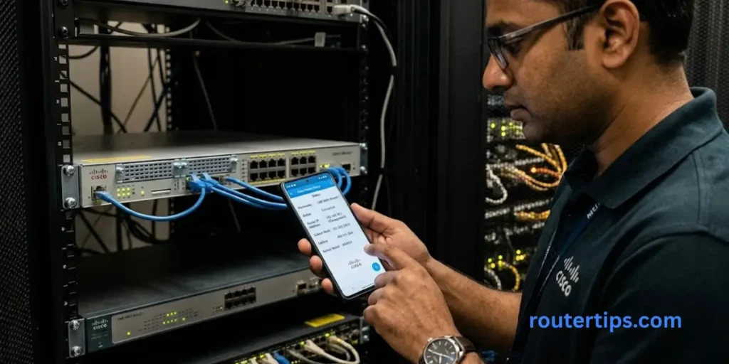 Cisco Router IP on Android