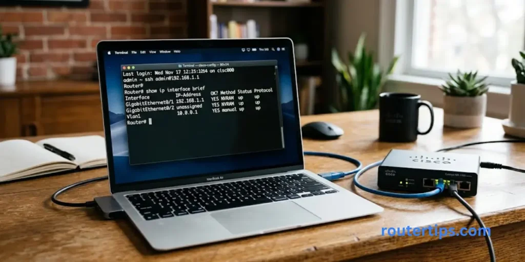 Cisco Router IP on a Mac