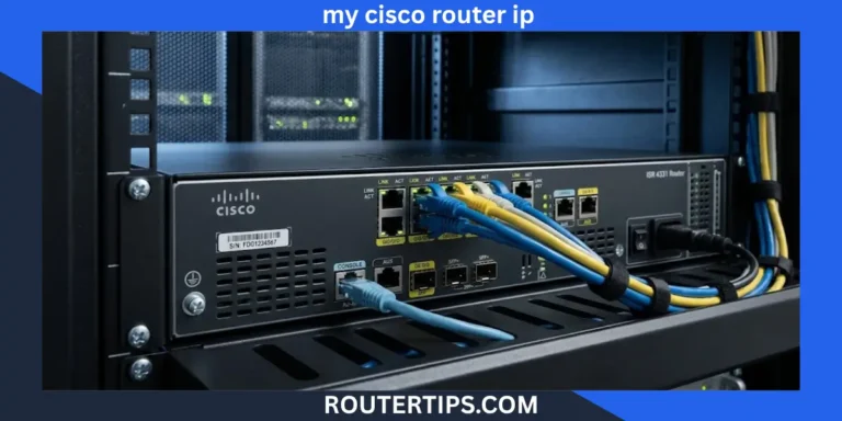 my cisco router ip