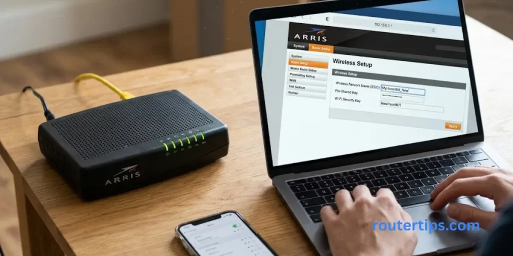 How to Change Your Arris Wi-Fi Name and Password