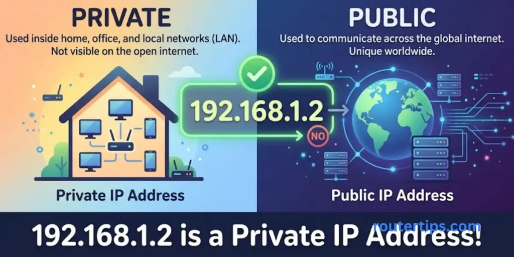 Is 192.168.1.2 a Private or Public IP Address