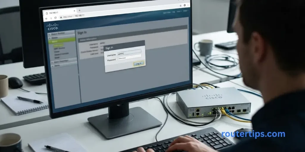 Log In to Your Cisco Router