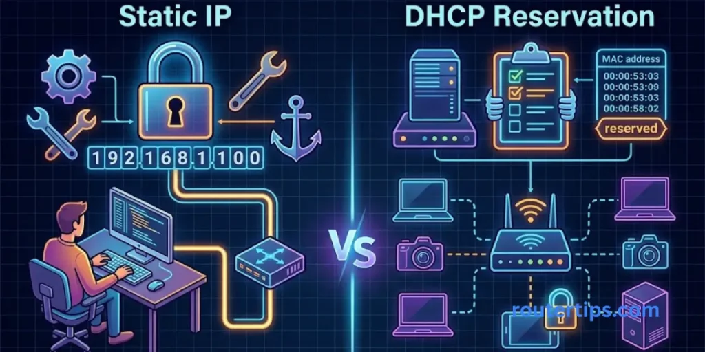 Static IP vs. DHCP Reservation