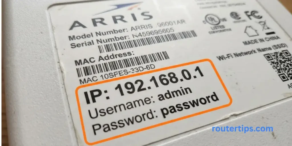 What Is the Default IP Address for an Arris Router
